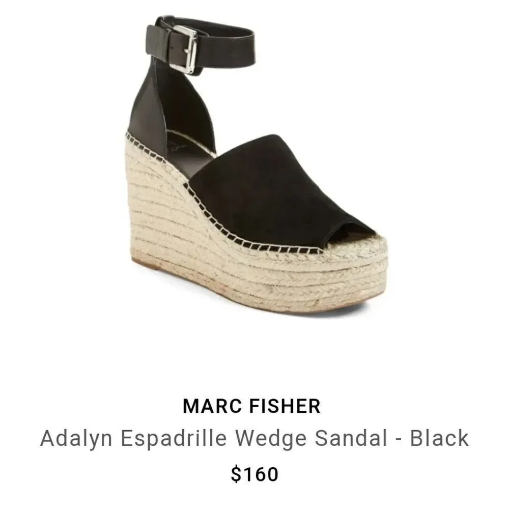 Marc Fisher Adalyn Espadrille Wedge Sandal